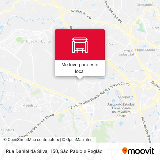 Rua Daniel da Silva, 150 mapa