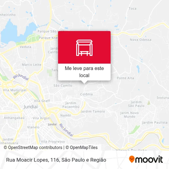 Rua Moacir Lopes, 116 mapa