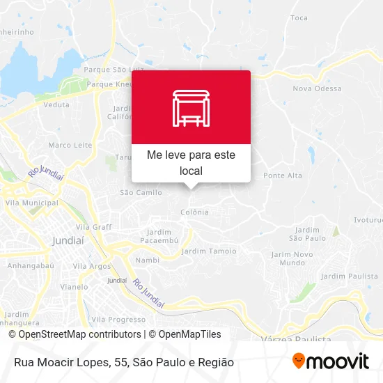 Rua Moacir Lopes, 55 mapa