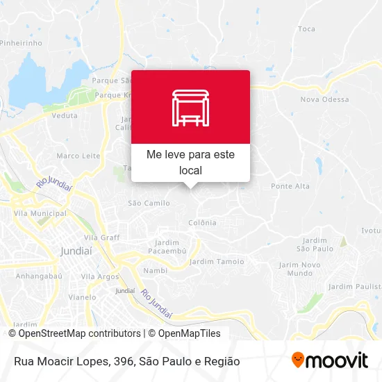 Rua Moacir Lopes, 396 mapa