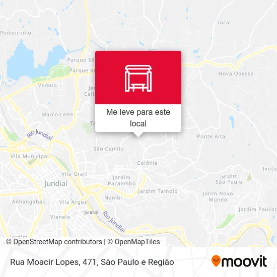 Rua Moacir Lopes, 471 mapa
