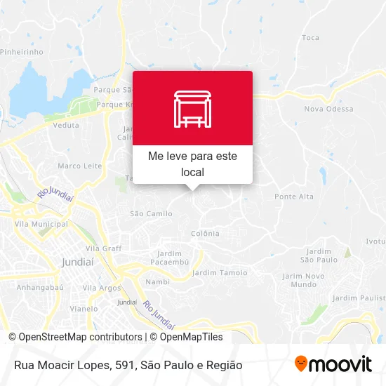 Rua Moacir Lopes, 591 mapa