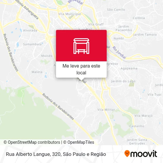 Rua Alberto Langue, 320 mapa