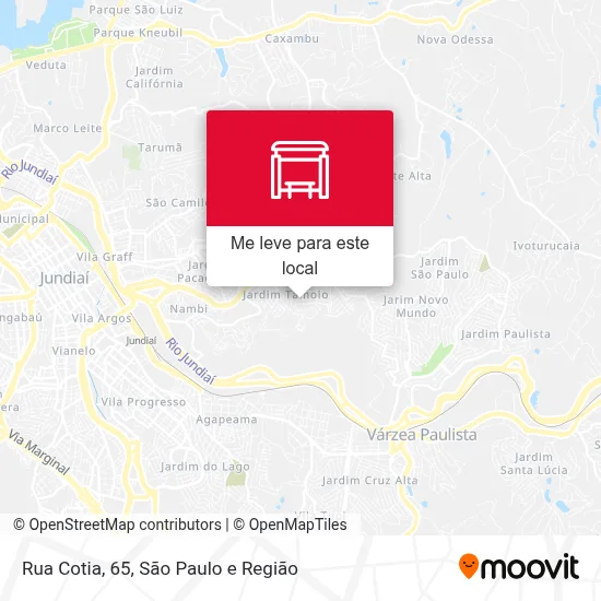 Rua Cotia, 65 mapa