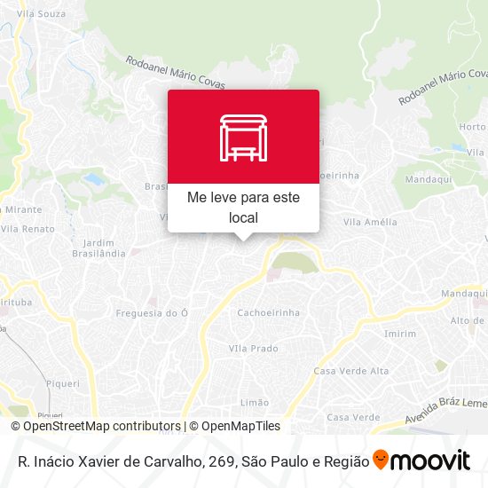 R. Inácio Xavier de Carvalho, 269 mapa