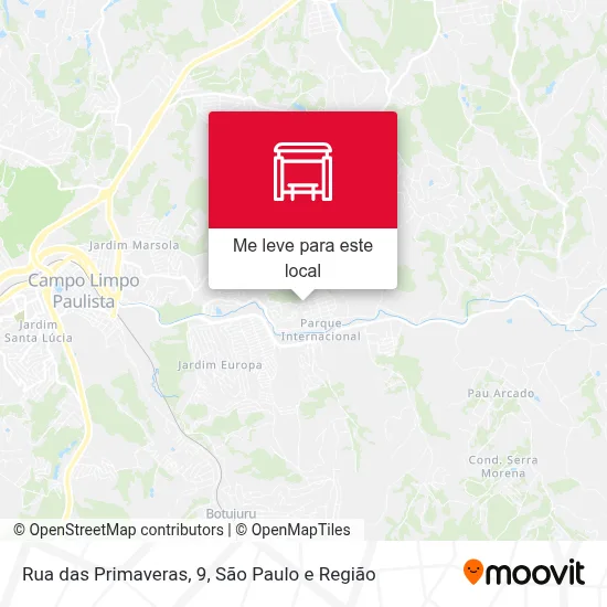 Rua das Primaveras, 9 mapa