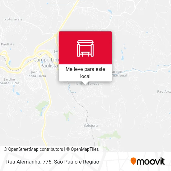 Rua Alemanha, 775 mapa