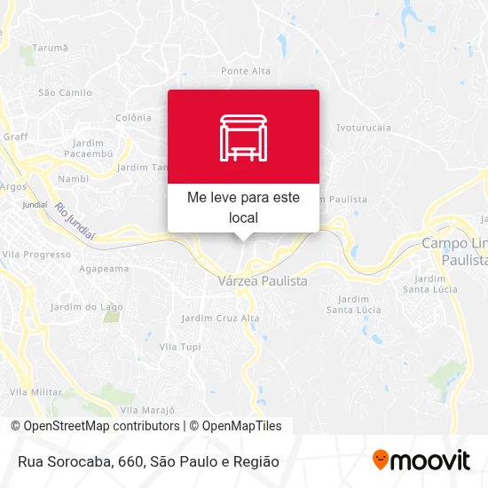 Rua Sorocaba, 660 mapa
