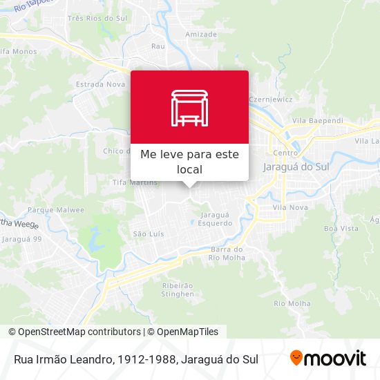 Rua Irmão Leandro, 1912-1988 mapa