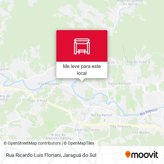 Rua Ricardo Luis Floriani mapa