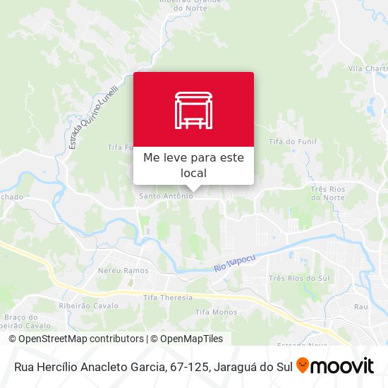 Rua Hercílio Anacleto Garcia, 67-125 mapa