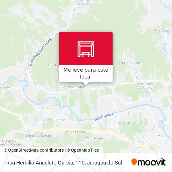 Rua Hercílio Anacleto Garcia, 110 mapa