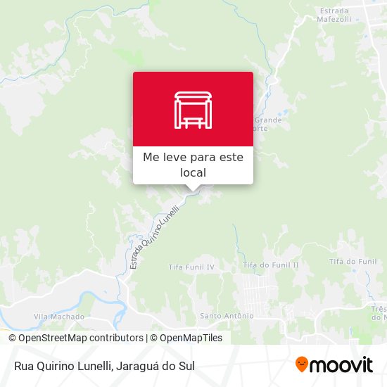 Rua Quirino Lunelli mapa