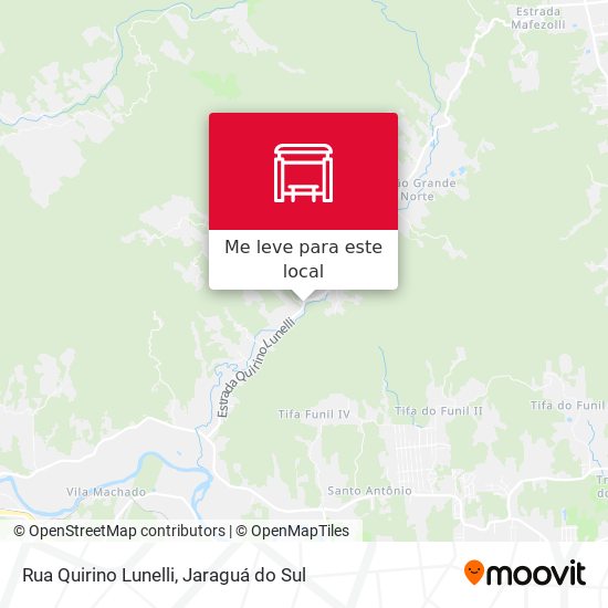 Rua Quirino Lunelli mapa
