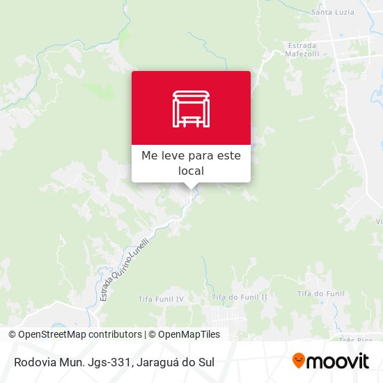 Rodovia Mun. Jgs-331 mapa