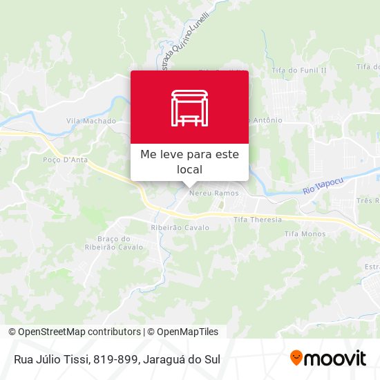 Rua Júlio Tissi, 819-899 mapa