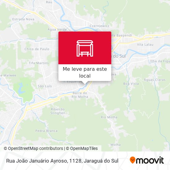 Rua João Januário Ayroso, 1128 mapa