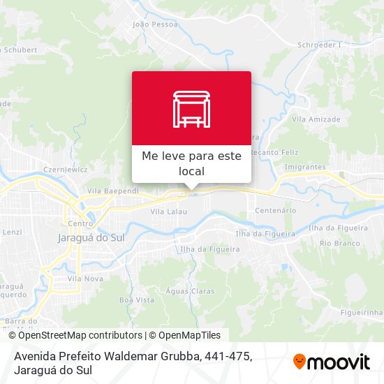 Avenida Prefeito Waldemar Grubba, 441-475 mapa