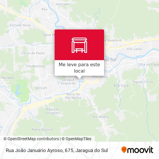 Rua João Januário Ayroso, 675 mapa