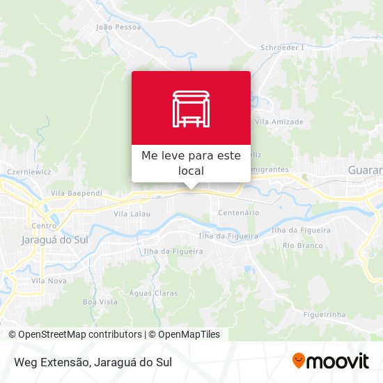 Weg Extensão mapa