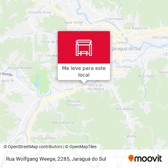 Rua Wolfgang Weege, 2285 mapa