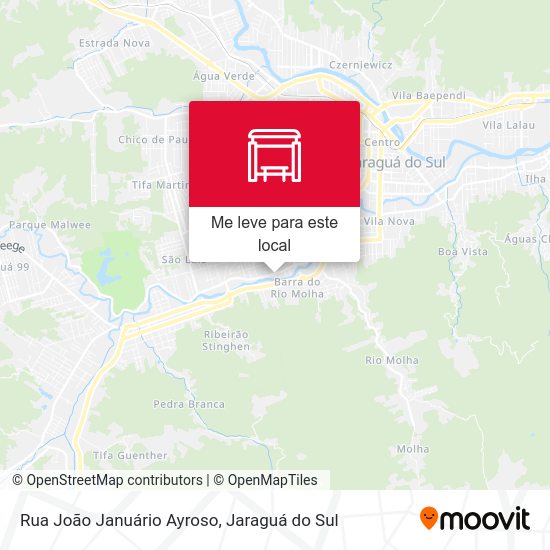 Rua João Januário Ayroso mapa