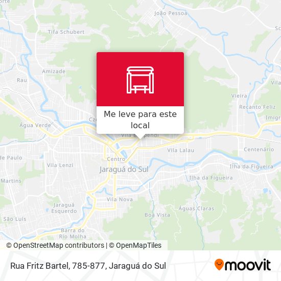 Rua Fritz Bartel, 785-877 mapa
