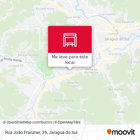 Rua João Franzner, 39 mapa