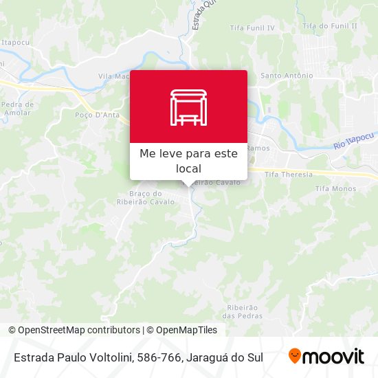 Estrada Paulo Voltolini, 586-766 mapa