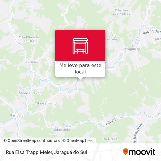 Rua Elsa Trapp Meier mapa