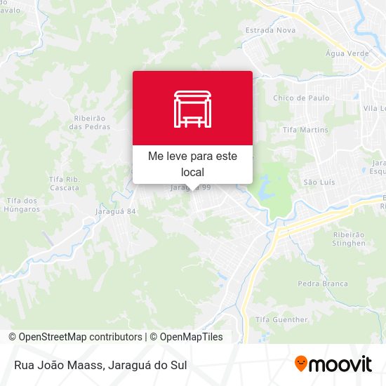 Rua João Maass mapa