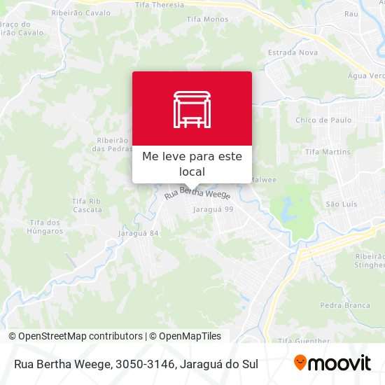 Rua Bertha Weege, 3050-3146 mapa