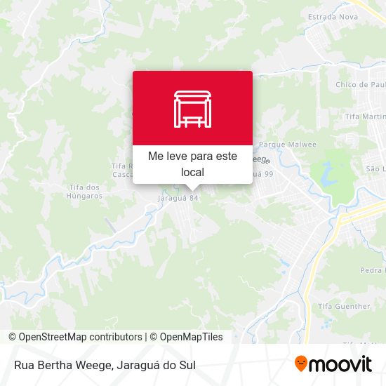 Rua Bertha Weege mapa