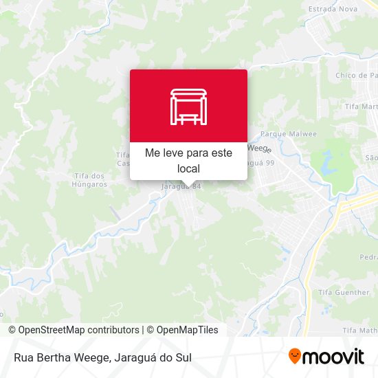 Rua Bertha Weege mapa