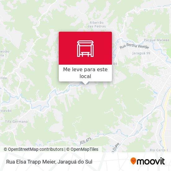 Rua Elsa Trapp Meier mapa