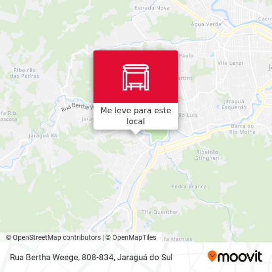 Rua Bertha Weege, 808-834 mapa