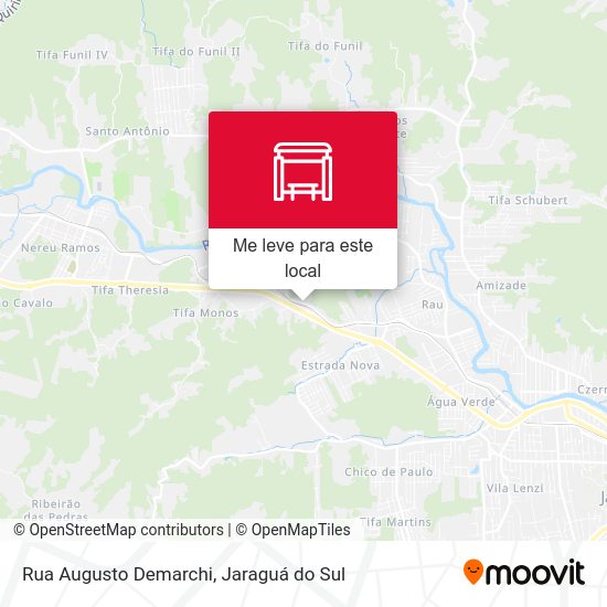 Rua Augusto Demarchi mapa