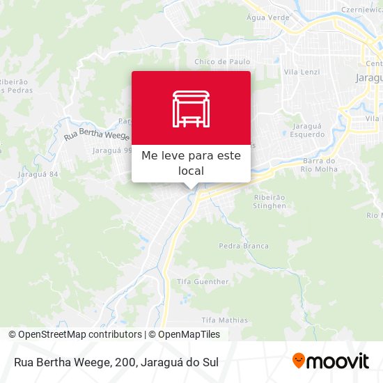 Rua Bertha Weege, 200 mapa