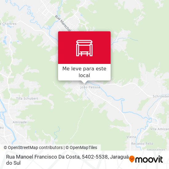 Rua Manoel Francisco Da Costa, 5402-5538 mapa
