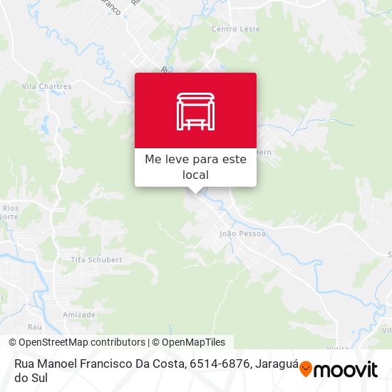 Rua Manoel Francisco Da Costa, 6514-6876 mapa