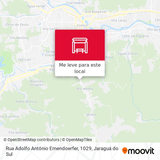 Rua Adolfo Antônio Emendoerfer, 1029 mapa