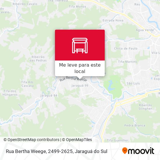Rua Bertha Weege, 2499-2625 mapa