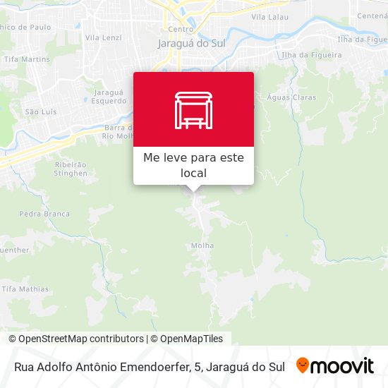 Rua Adolfo Antônio Emendoerfer, 5 mapa