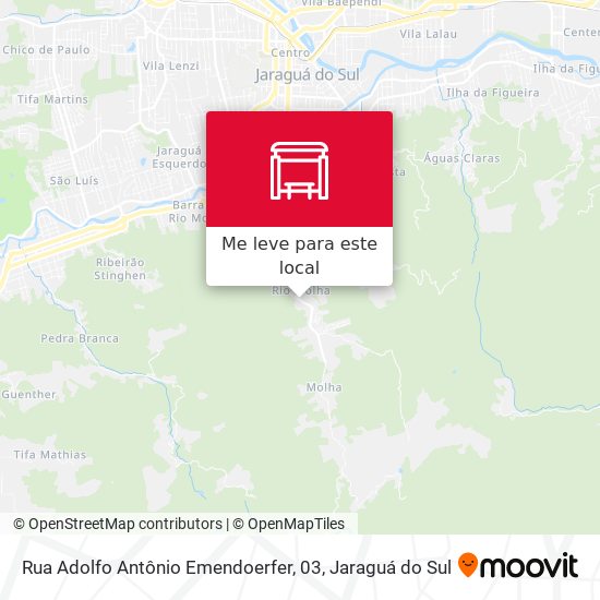 Rua Adolfo Antônio Emendoerfer, 03 mapa