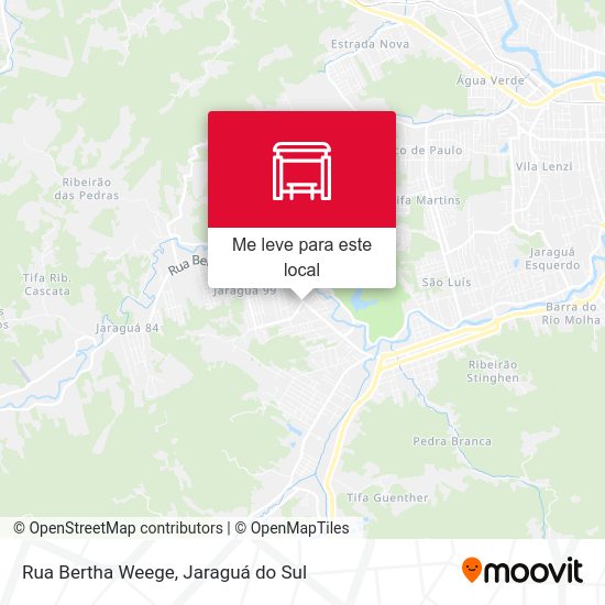 Rua Bertha Weege mapa