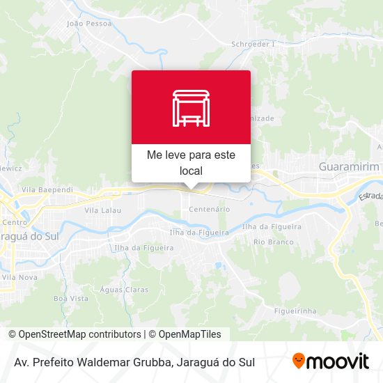 Av. Prefeito Waldemar Grubba mapa