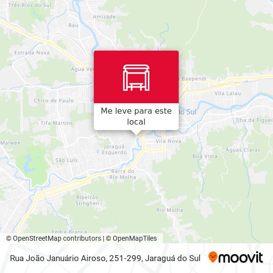 Rua João Januário Airoso, 251-299 mapa