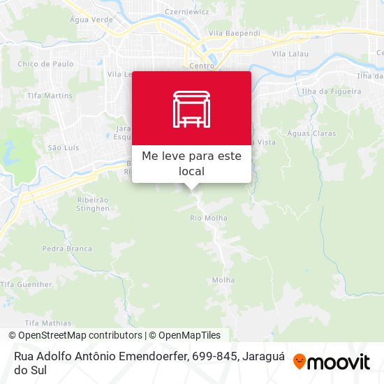 Rua Adolfo Antônio Emendoerfer, 699-845 mapa