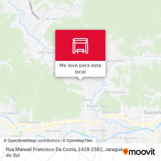 Rua Manoel Francisco Da Costa, 2428-2582 mapa