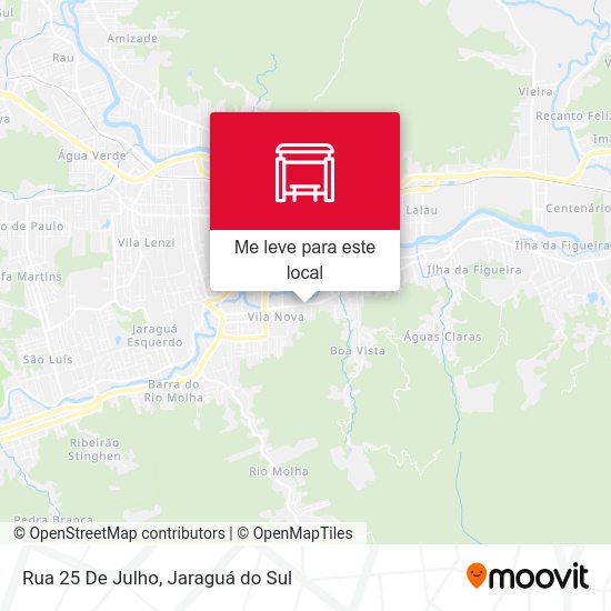 Rua 25 De Julho mapa